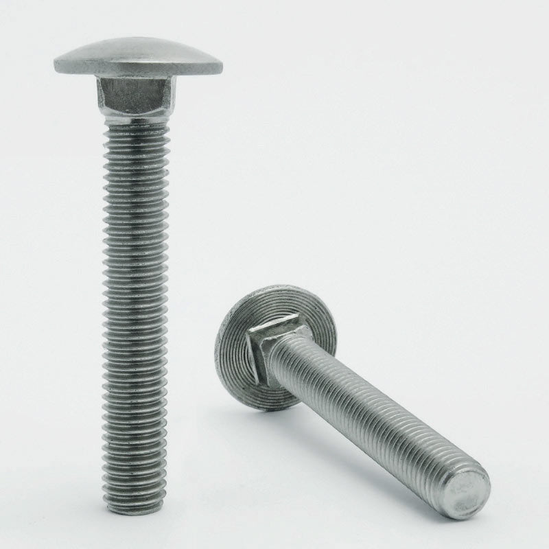 thumbnail image 2 of 3/8 X 12 Inch Carriage Bolts With Nuts And Washers – Grade 2 Zinc – Pack Of 12 – OneStock 2 of 2