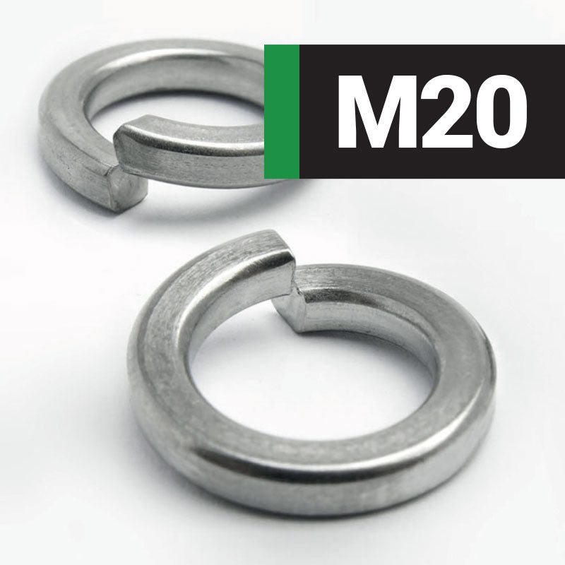 M20 SQUARE SECT SPRING WASHER (A1 STAINLESS STEEL) DIN 7980
