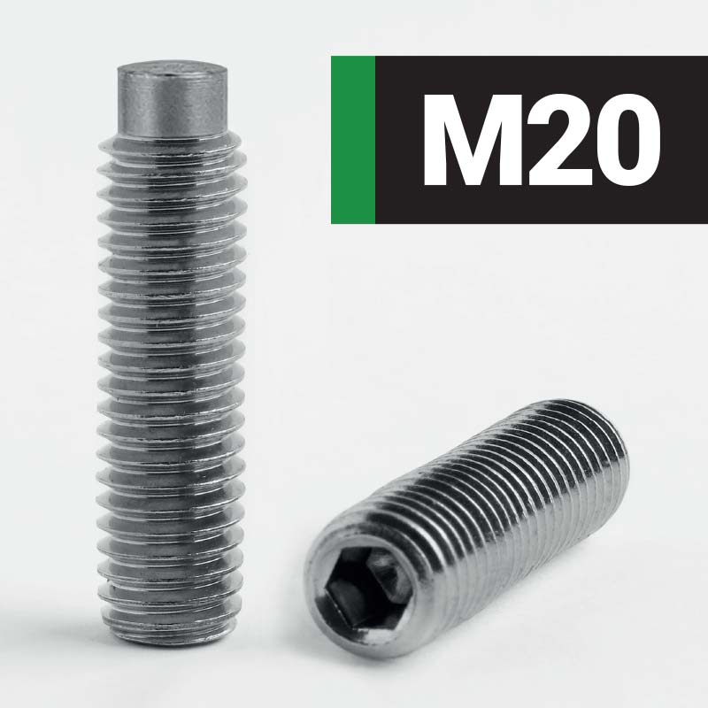 M20 Socket-Dog-Point-Set-Screw-A2-Stainless-Steel-DIN-915-ISO-4028