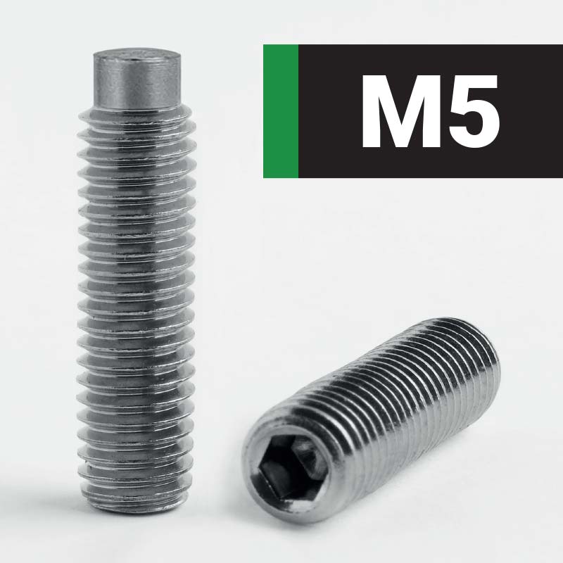 M5 Socket-Dog-Point-Set-Screw-A2-Stainless-Steel-DIN-915-ISO-4028