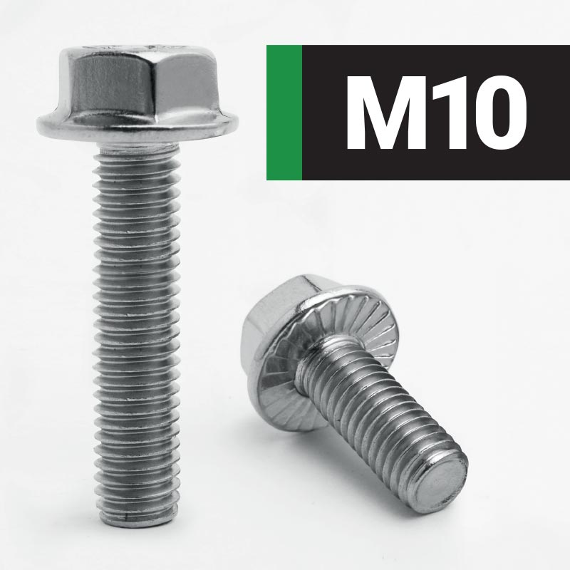 M10-Flanged-Hexagon-Bolts-Serrated-A2-Stainless-Steel-DIN 6921