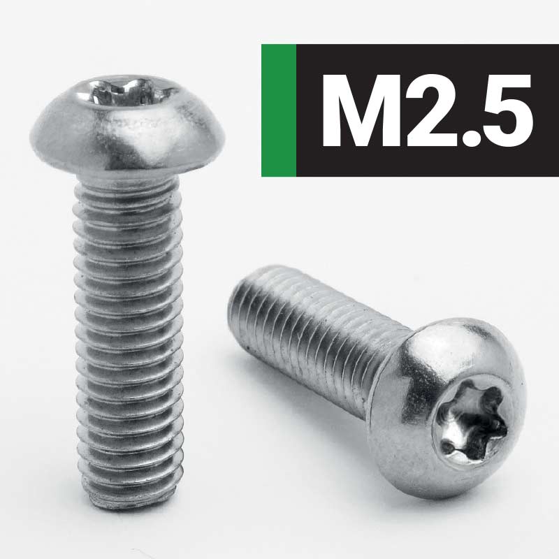 M2.5-Metric-A2-Hexalobular-Cap-Torx-Screws-ISO-7380-1
