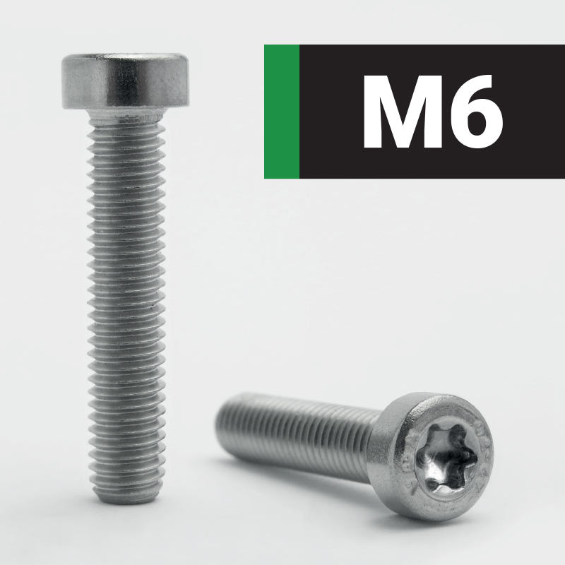 M6-Metric-A2-Low-Head-Hexalobular-Cap-Torx-Screws-ISO-14580