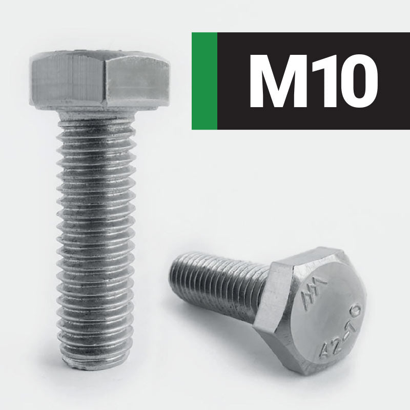 M8 Hexagon Head Set Screw - A2 Stainless Steel DIN933