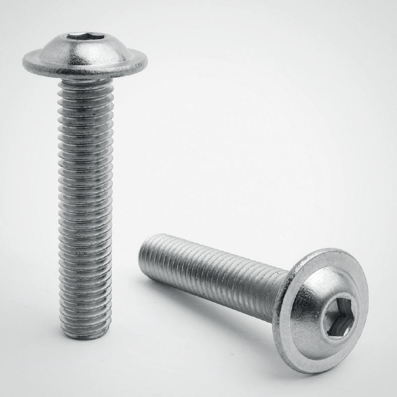 M4 X 20 FLANGED SOCKET BUTTON (A2 STAINLESS STEEL) ISO 7380-2