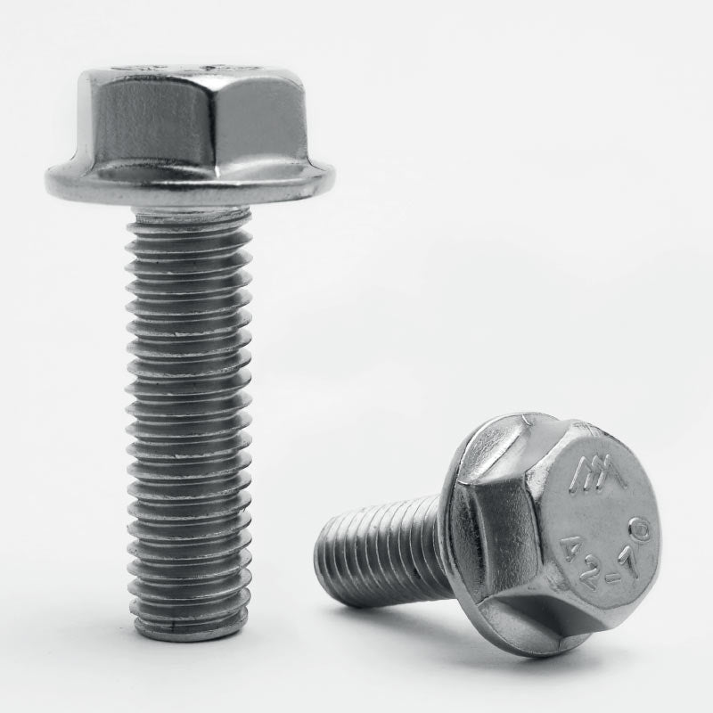 M5 X 8/8 FLANGED HEXAGON BOLT (A2-70 STAINLESS STEEL) DIN 6921