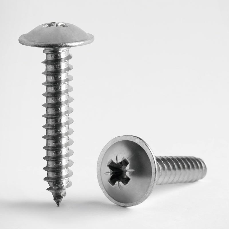 4.8 X 19mm POZI FLANGE AB SELF TAPPING SCREW (A2 STAINLESS STEEL) BS41 ...