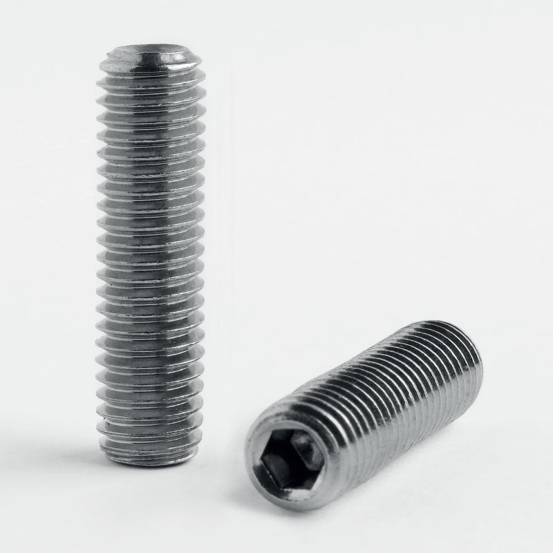 M6 X 55mm SOCKET SET SCREW CUP POINT (A2 STAINLESS STEEL) DIN 916 / ISO 4029 - Box of 200