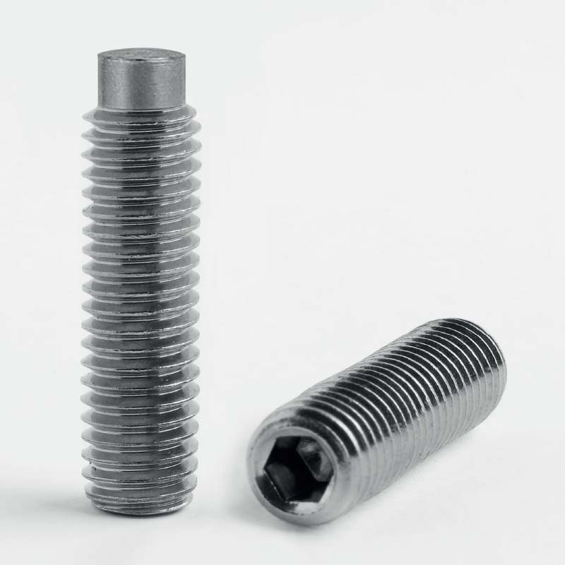 M12 X 10 SOCKET SET SCREW DOG POINT (A2 STAINLESS STEEL) DIN 915 / ISO 4028