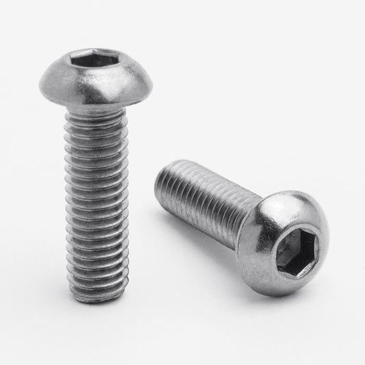 M12 X 16 SOCKET BUTTON (A4 STAINLESS STEEL) ISO 7380-1 