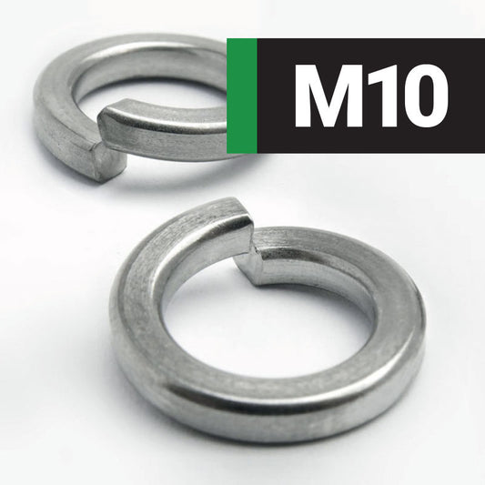 M10 SQUARE SECT SPRING WASHER (A1 STAINLESS STEEL) DIN 7980 