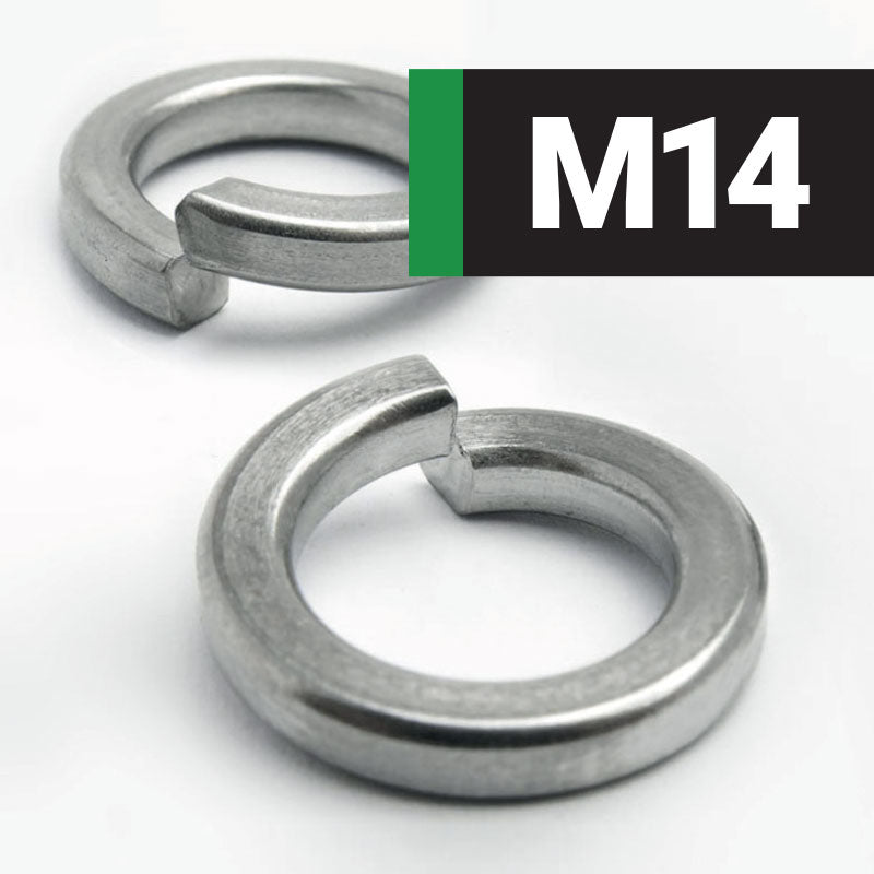 M14 SQUARE SECT SPRING WASHER (A1 STAINLESS STEEL) DIN 7980 