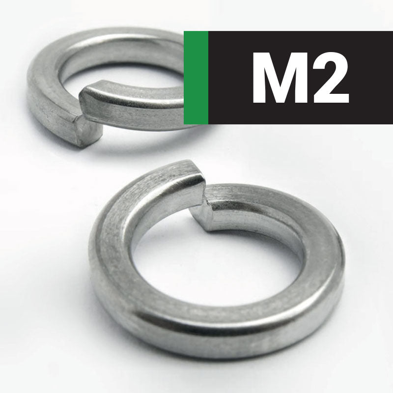 M2 SQUARE SECT SPRING WASHER (A1 STAINLESS STEEL) DIN 7980 