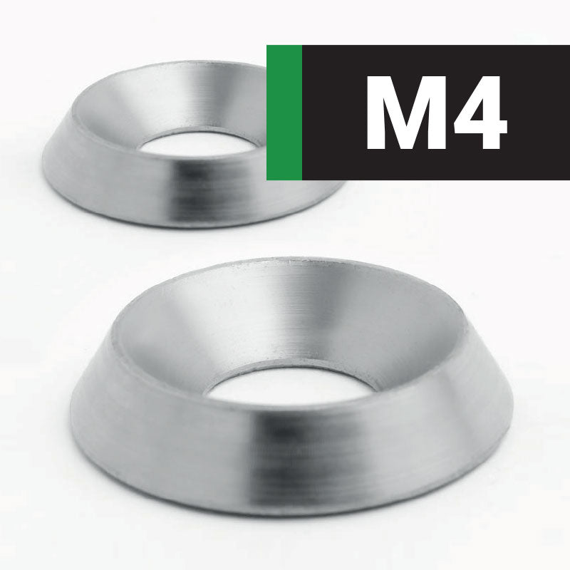 M4 SOLID METAL FINISHING WASHER (A1 STAINLESS STEEL) NFE 27-619