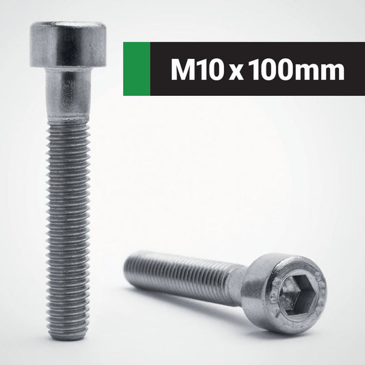 Jacbolts A2 stainless steel M10x100mm socket cap screw -  DIN 912 - ISO 4762