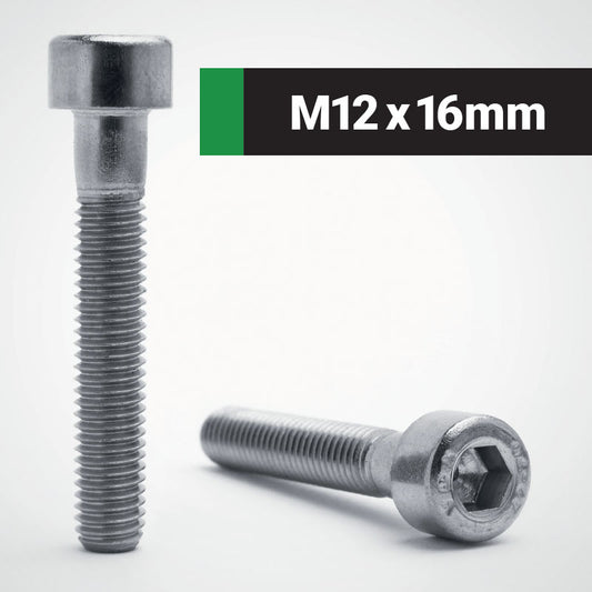 Jacbolts A2 stainless steel M12x16mm socket cap screw -  DIN 912 - ISO 4762